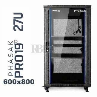 Armario Rack 27U 600x800 | Phasak Pro PHO-6827 19 In